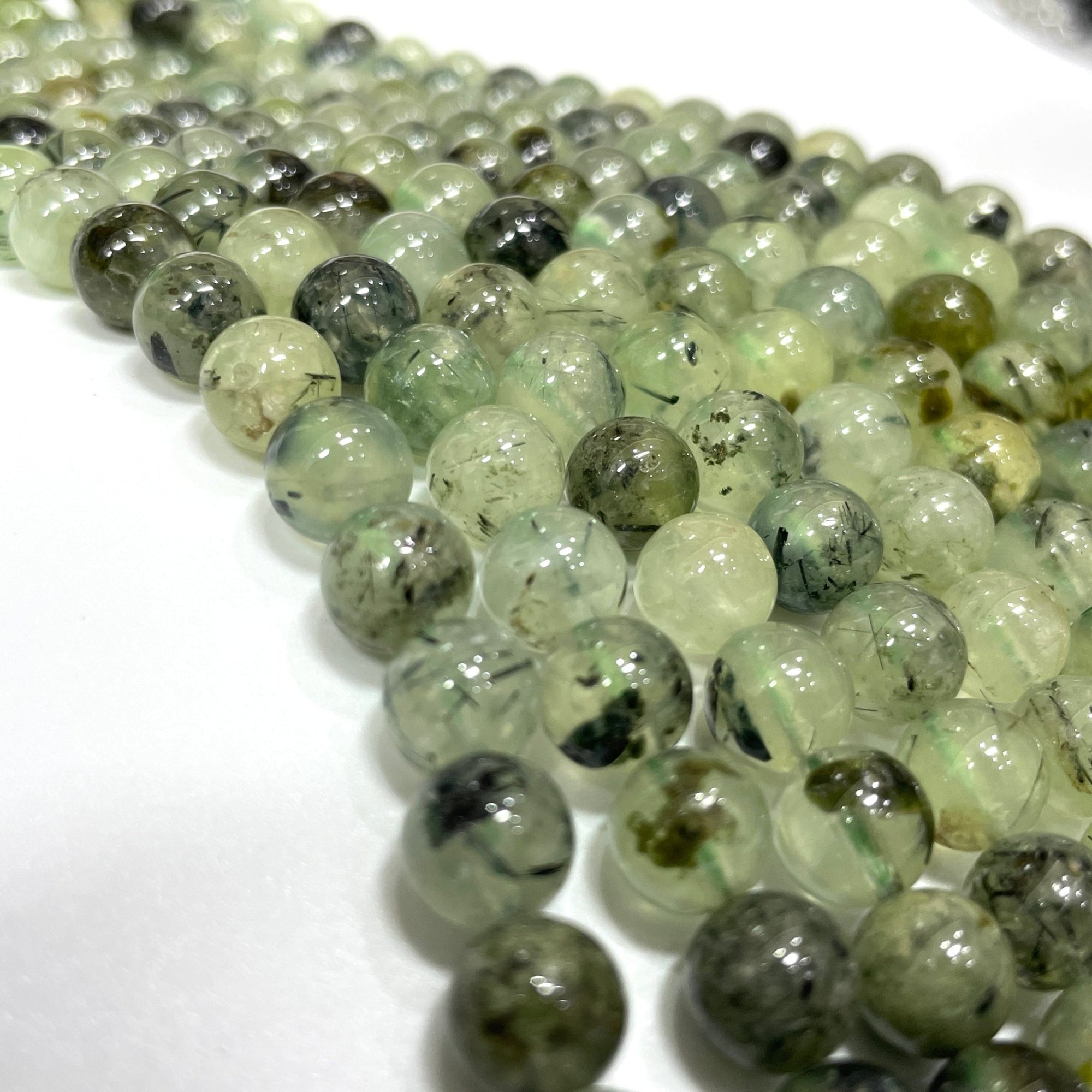 Prehnite Agate Bead Strand - RockZ Sourcing Hub