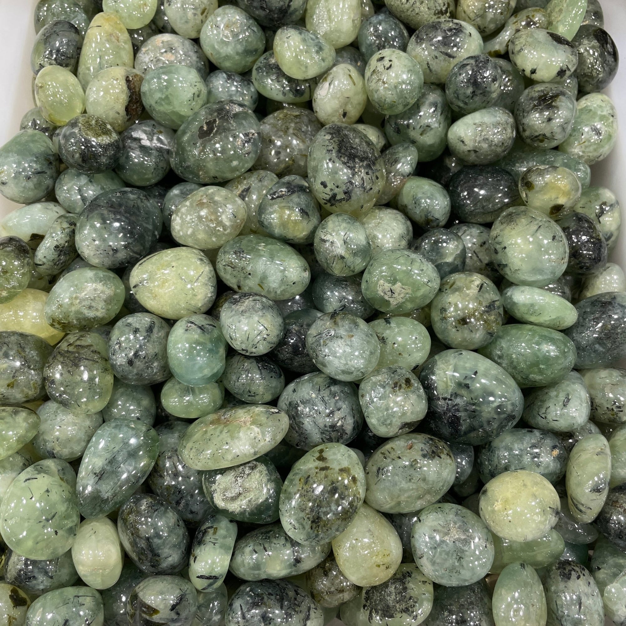 Prehnite Agate Tumblestone - RockZ Sourcing Hub