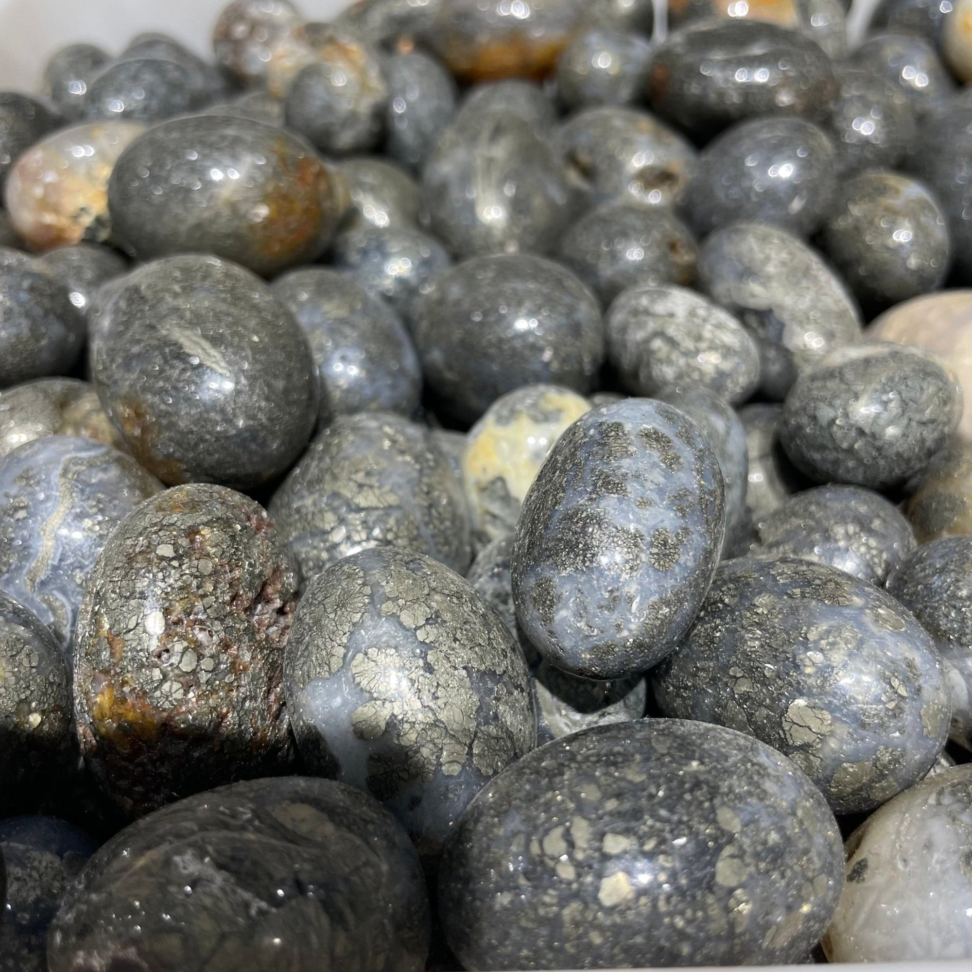 Pyrite Tumblestone - RockZ Sourcing Hub