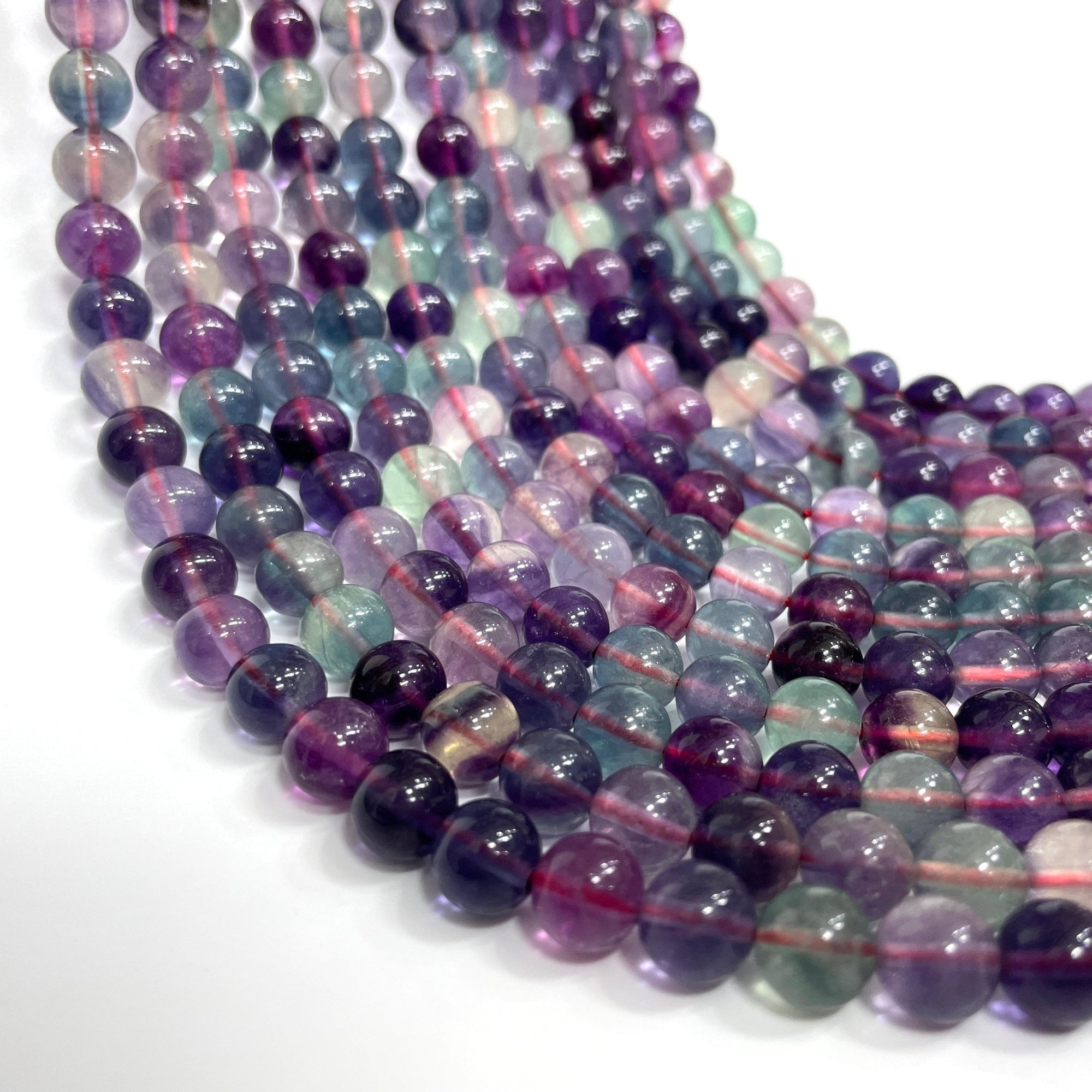 Rainbow Fluorite Bead Strand - RockZ Sourcing Hub