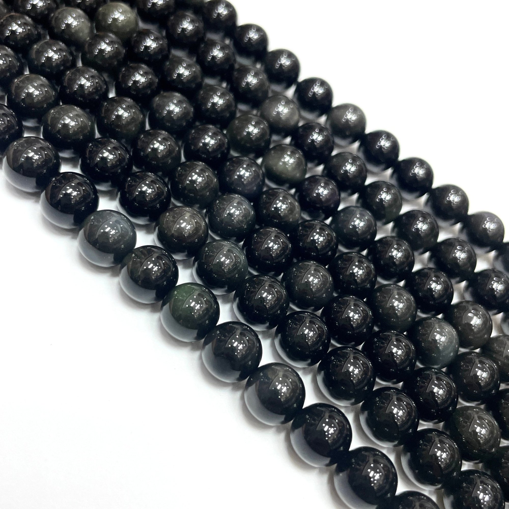 Rainbow Obsidian Bead Strand - RockZ Sourcing Hub