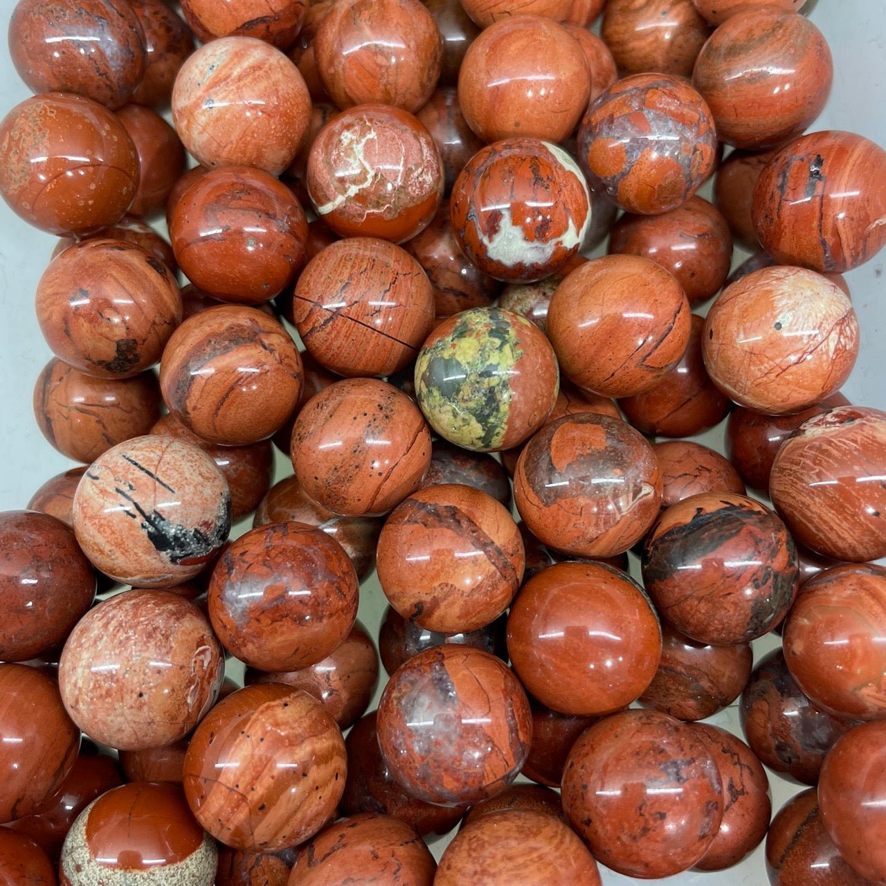 Red Japser Mini Sphere - RockZ Sourcing Hub