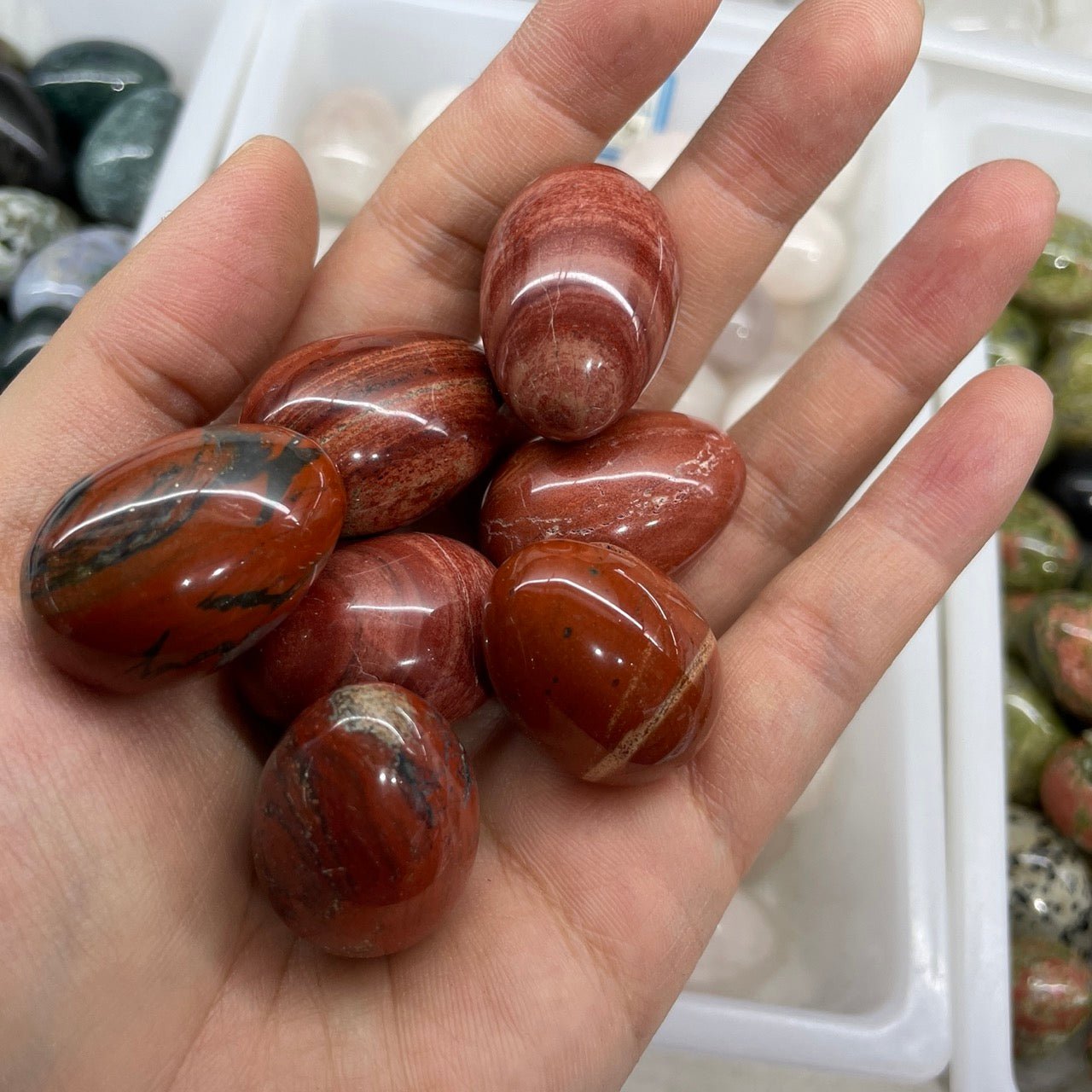 Red Jasper Egg - RockZ Sourcing Hub