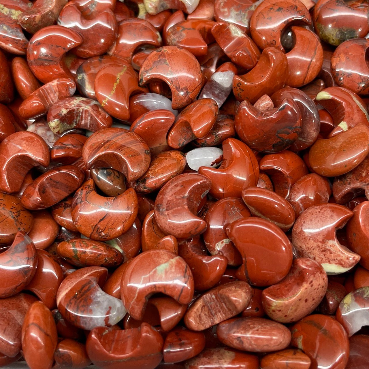 Red Jasper Moon - RockZ Sourcing Hub