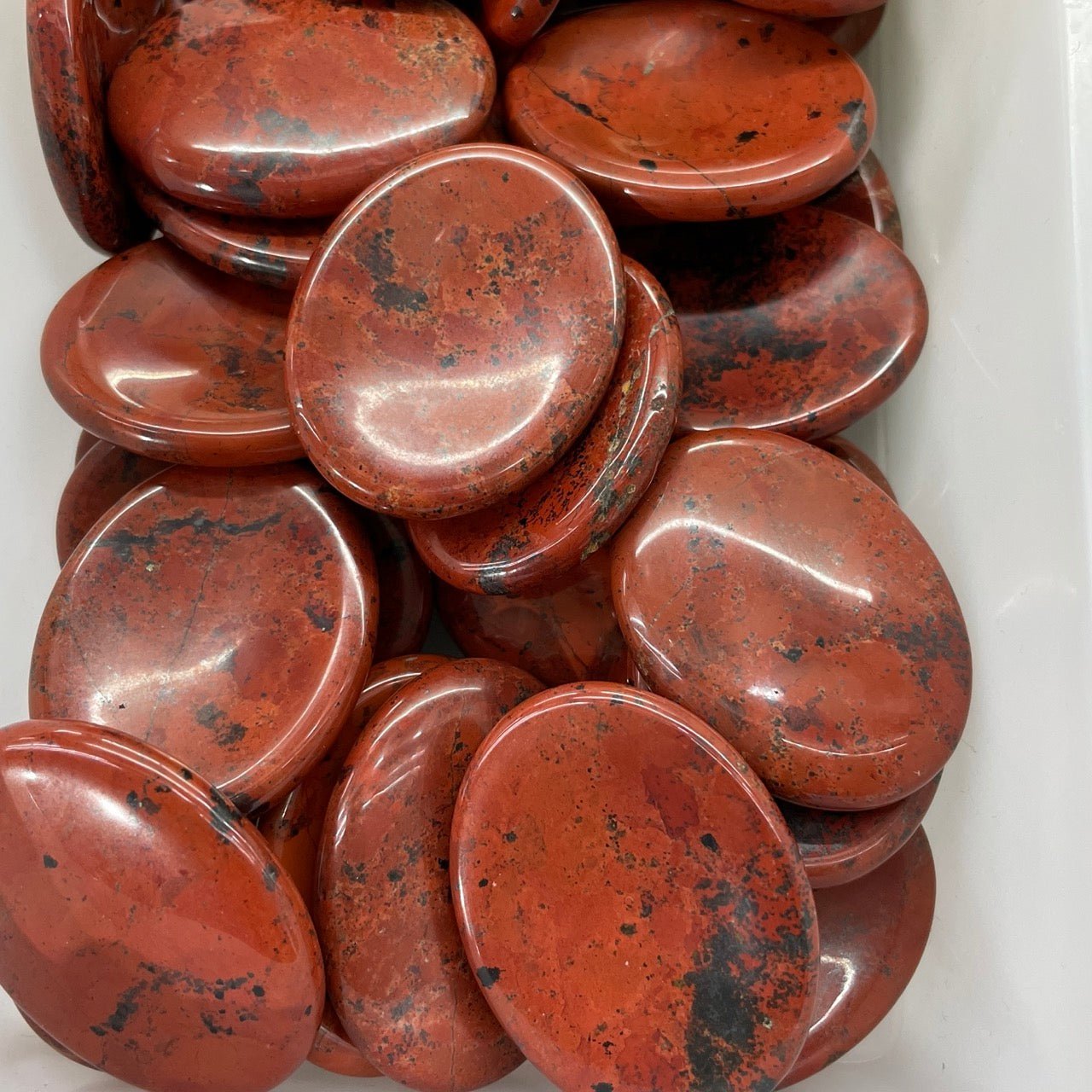 Red Jasper Worry Stone - RockZ Sourcing Hub