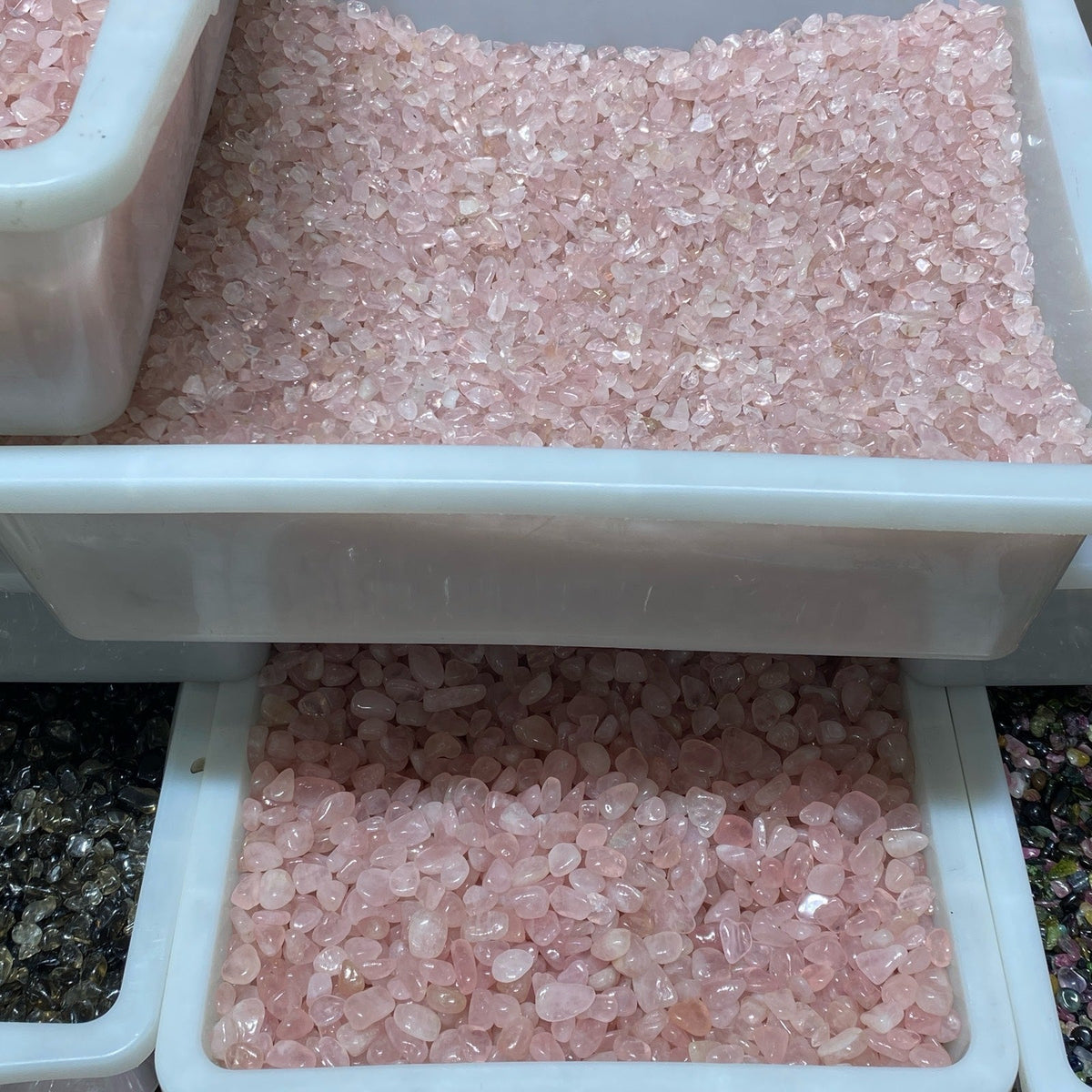 Rose Quartz Chips/Nuggets - RockZ Sourcing Hub