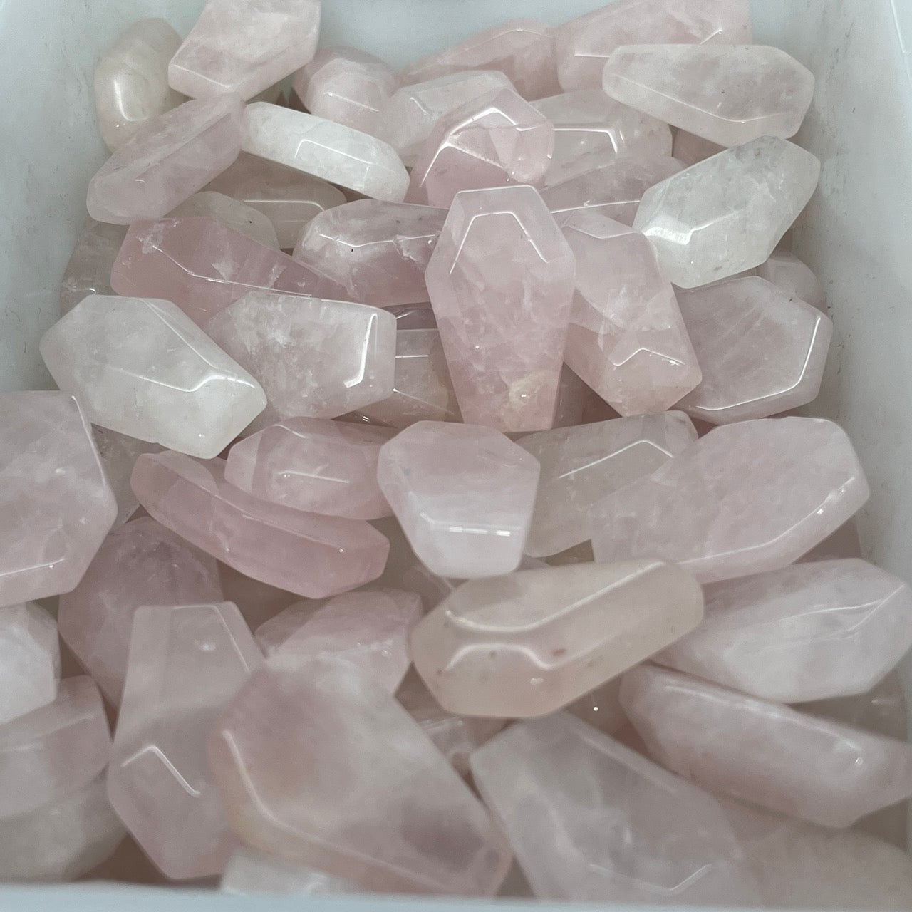 Rose Quartz Coffin - RockZ Sourcing Hub