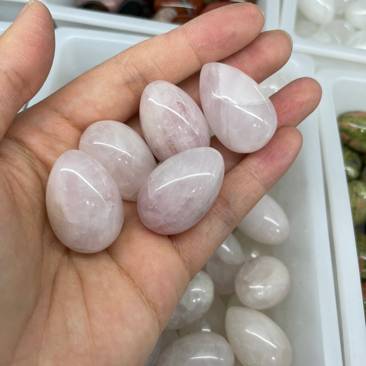 Rose Quartz Egg - RockZ Sourcing Hub