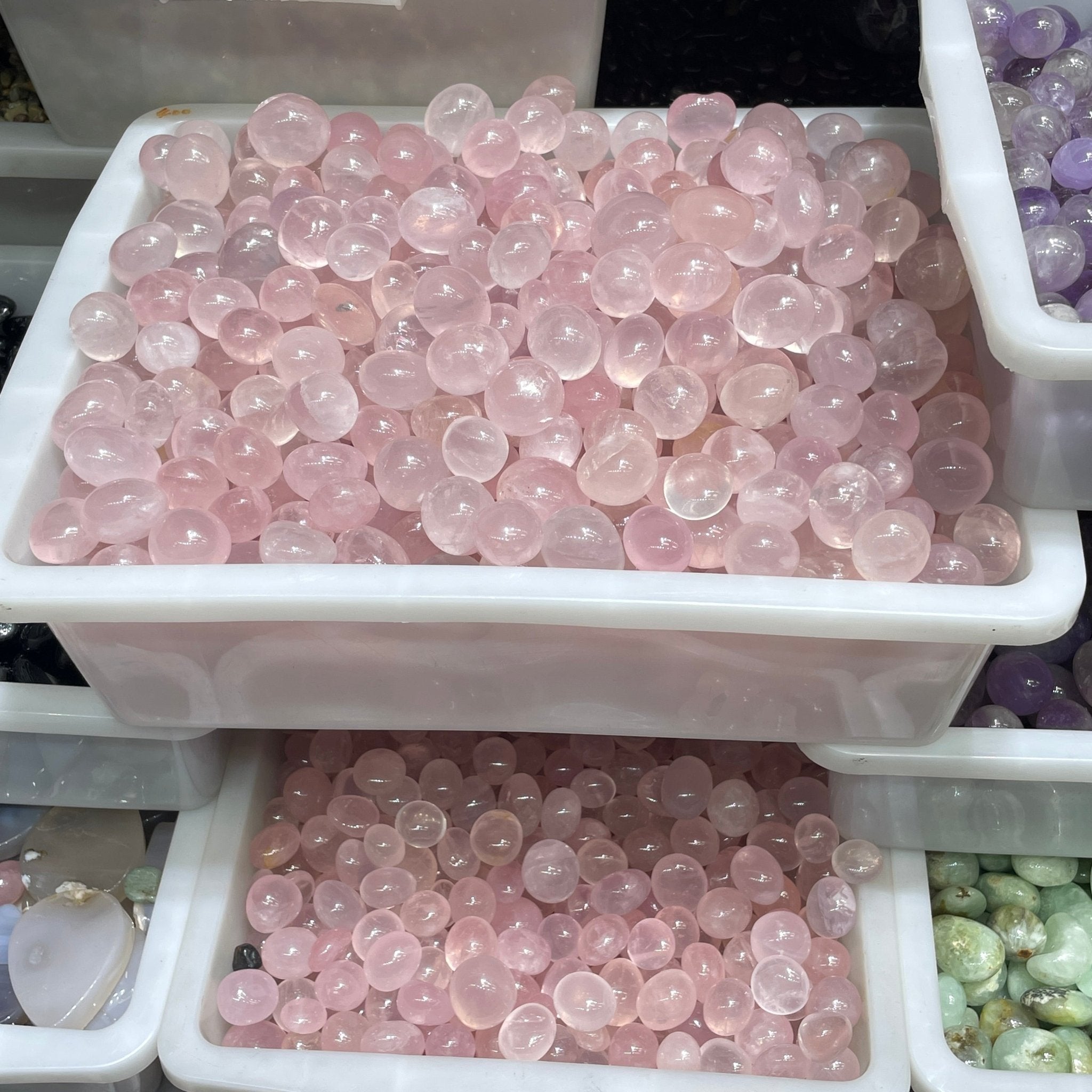 Polished tumbled stones