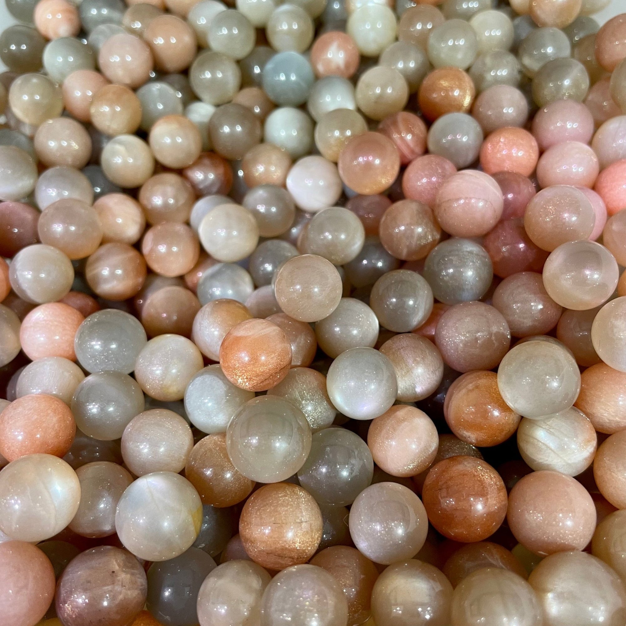 Rose Sunstone Mini Sphere - Grade A - RockZ Sourcing Hub