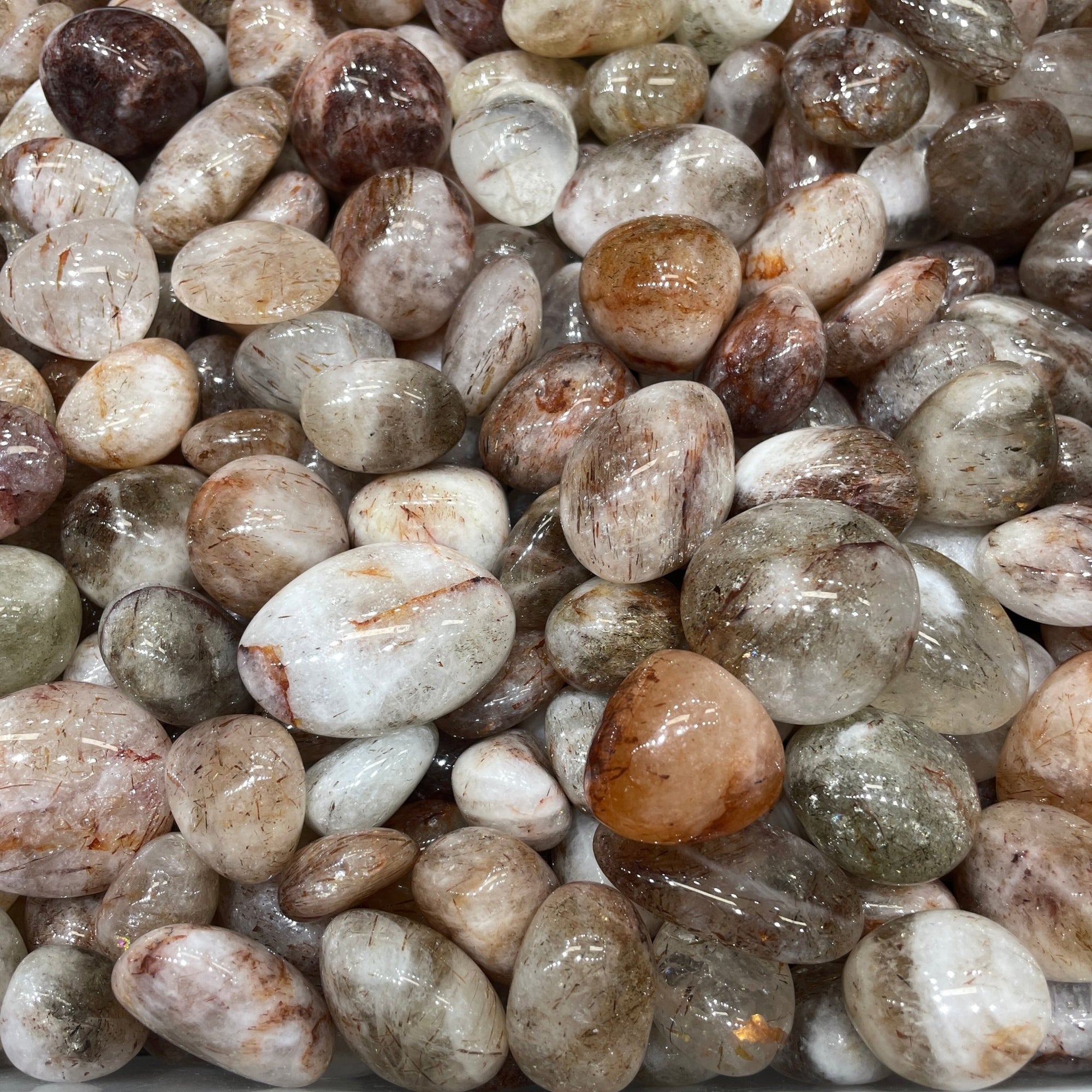 Rutilated Quartz Tumblestone - RockZ Sourcing Hub