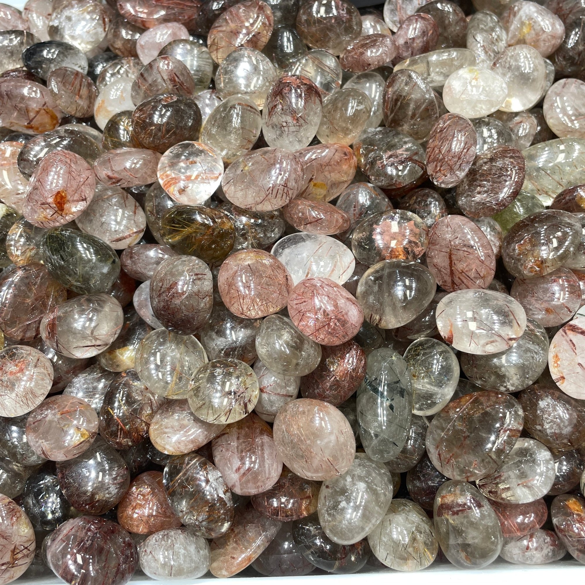 Rutilated Quartz Tumblestone - RockZ Sourcing Hub