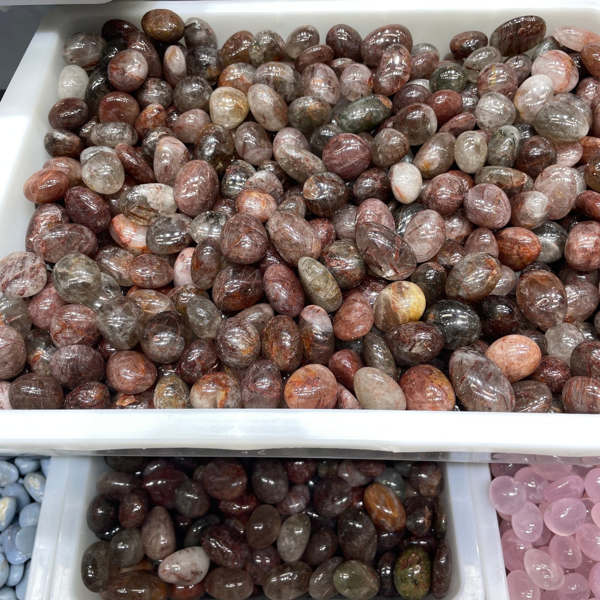 Rutilated Quartz Tumblestone - RockZ Sourcing Hub