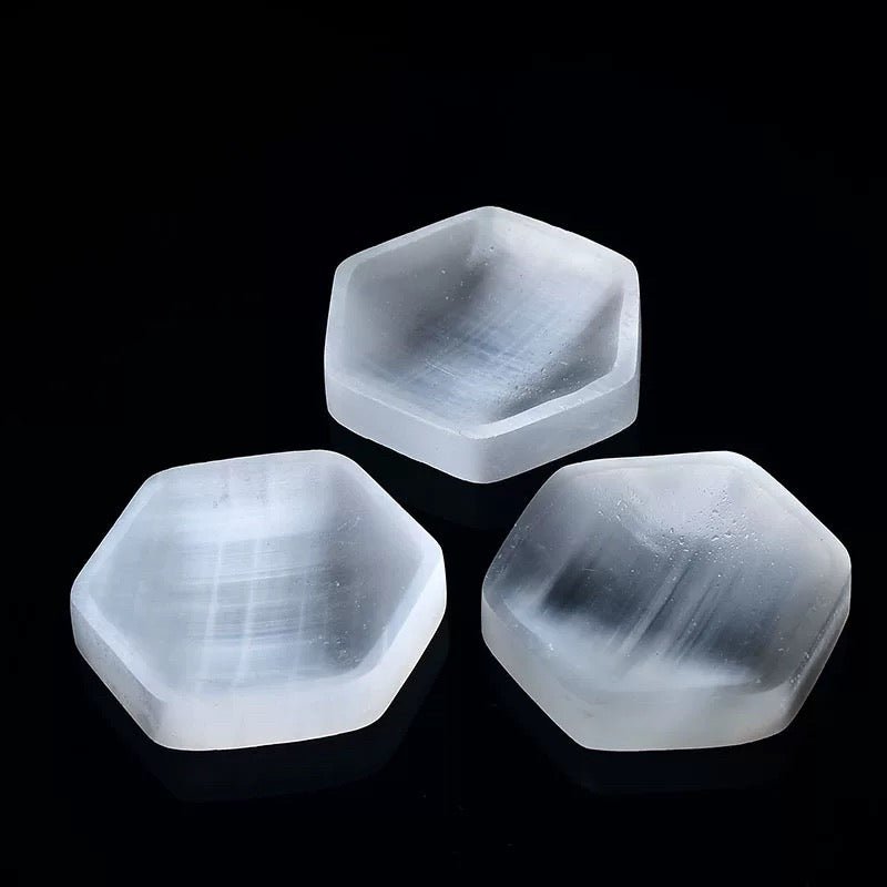 Selenite Hexagon Bowl - RockZ Sourcing Hub