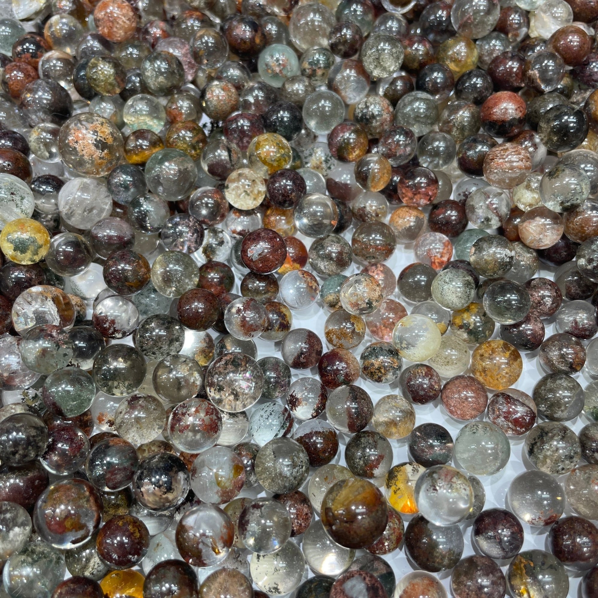 Single Garden Quartz Polished Round Bead – Grade AA (Drilled / Undrilled) - RockZ Sourcing Hub