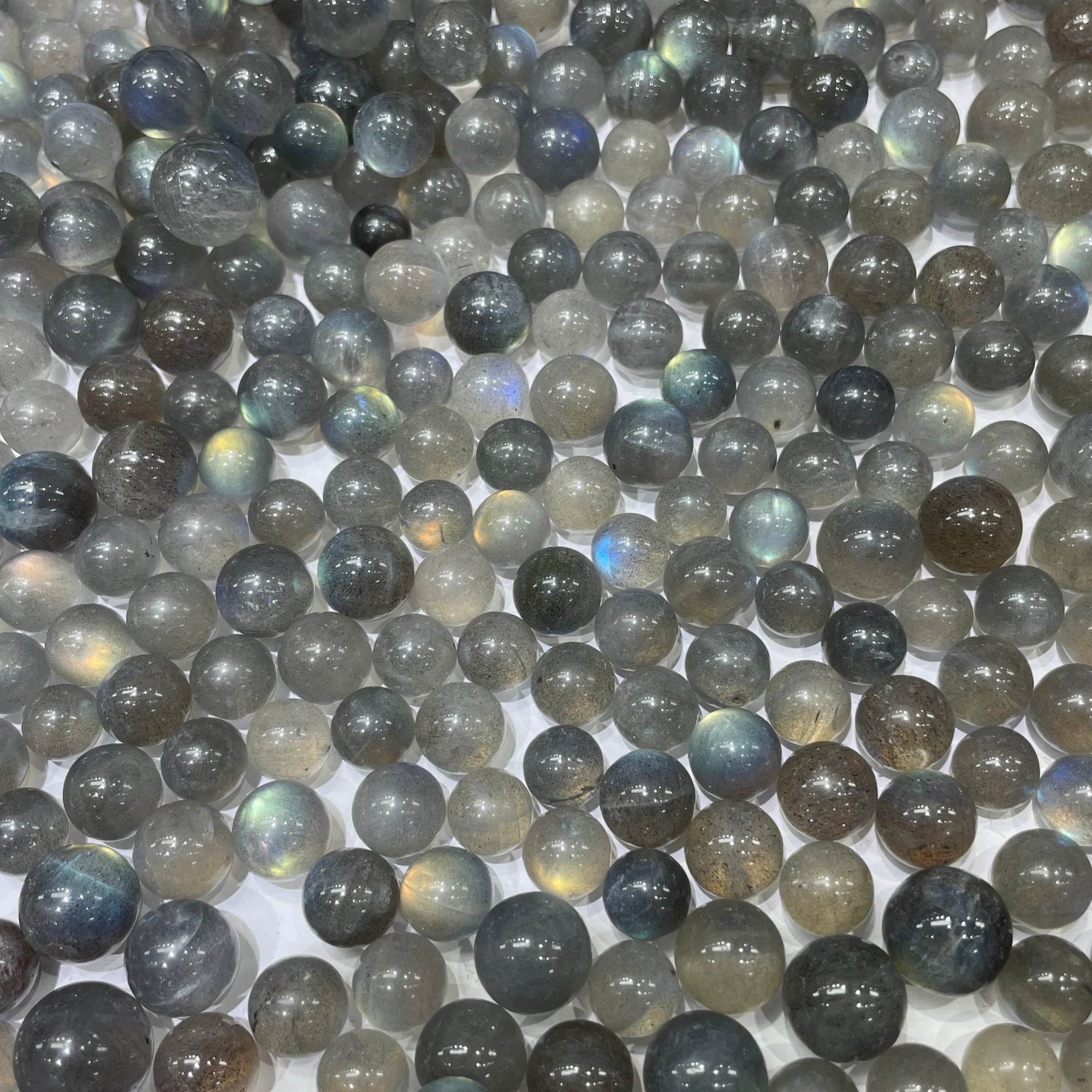 Single Labradorite Polished Round Bead – Grade AAA (Drilled / Undrilled) - RockZ Sourcing Hub
