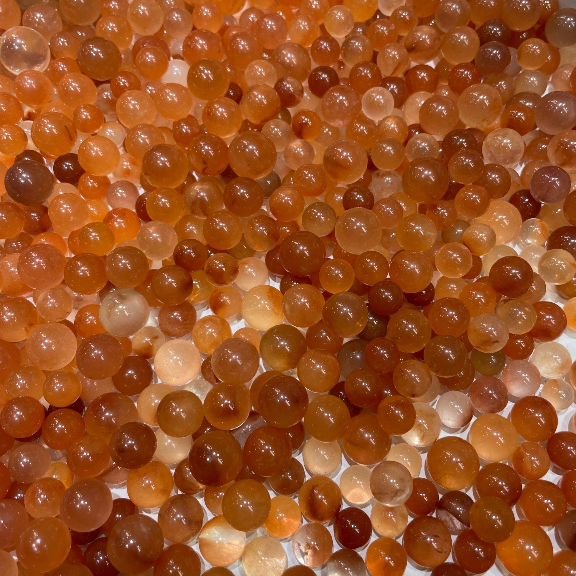 Single Red Rabbit Hair Quartz Polished Round Bead – Grade AAA (Drilled / Undrilled) - RockZ Sourcing Hub