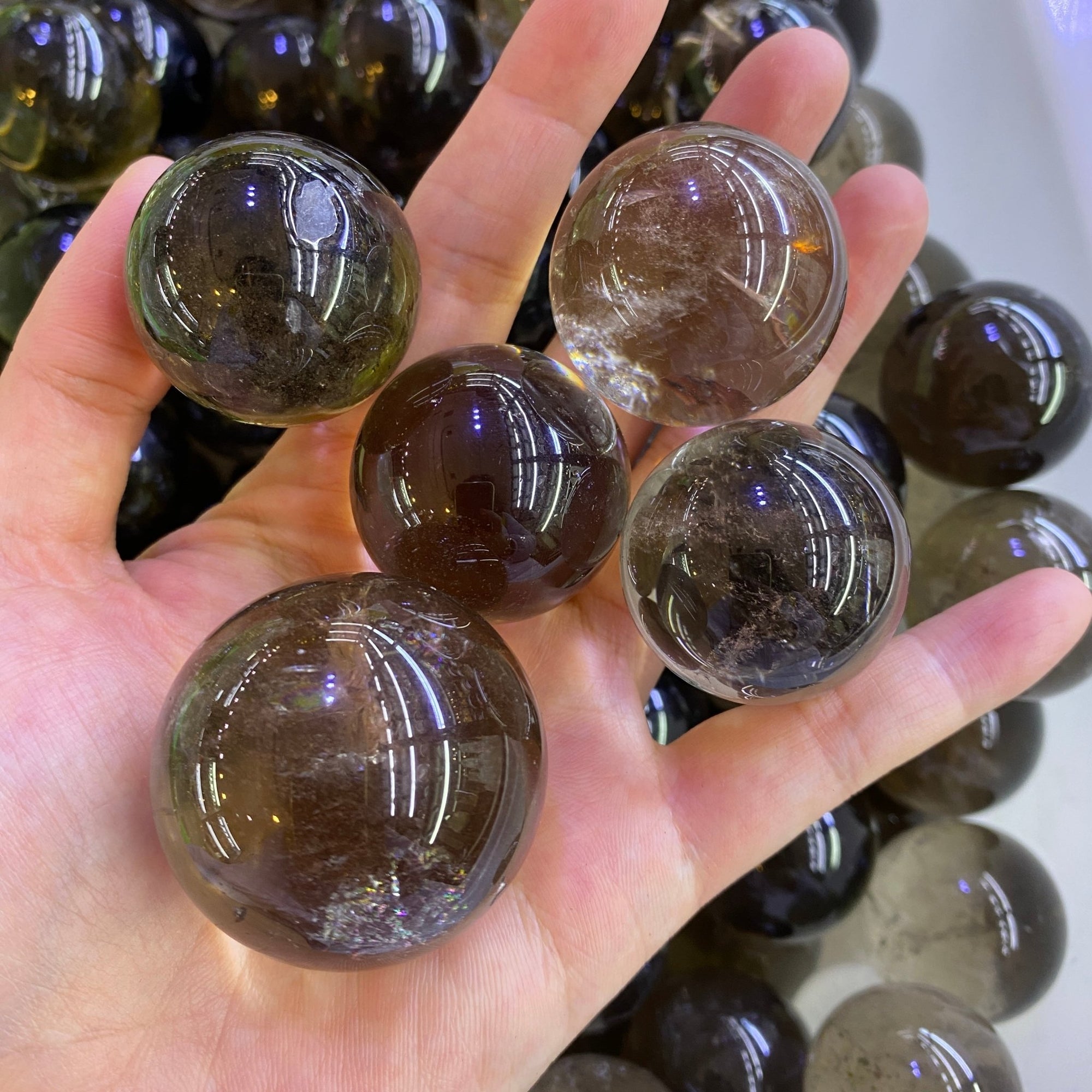 Smoky Quartz Sphere 3 - 4cm - RockZ Sourcing Hub