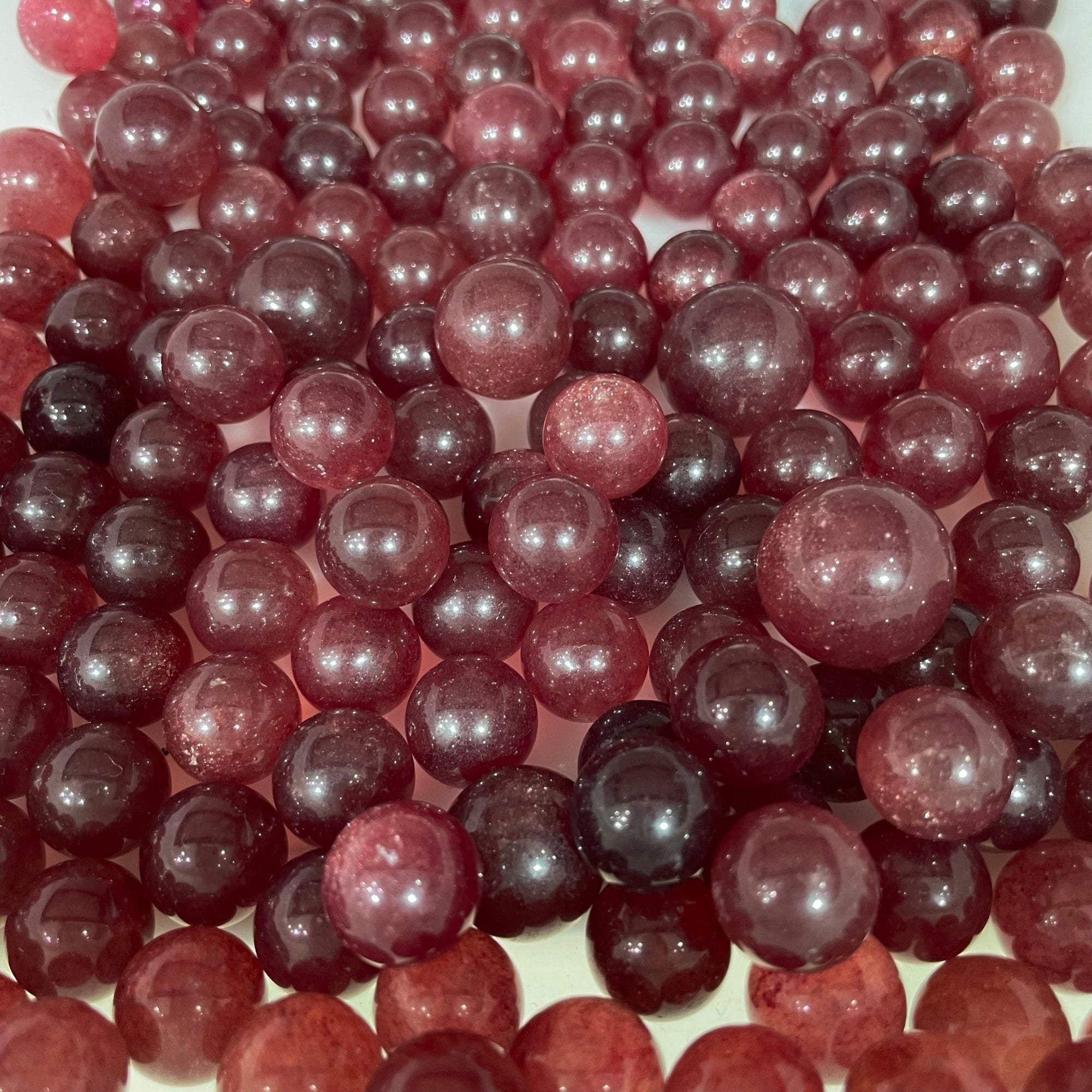 Strawberry Quartz Mini Sphere - Grade AA - RockZ Sourcing Hub
