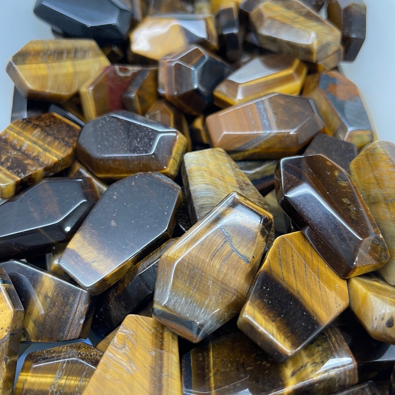 Tiger's Eye Stone Coffin - RockZ Sourcing Hub