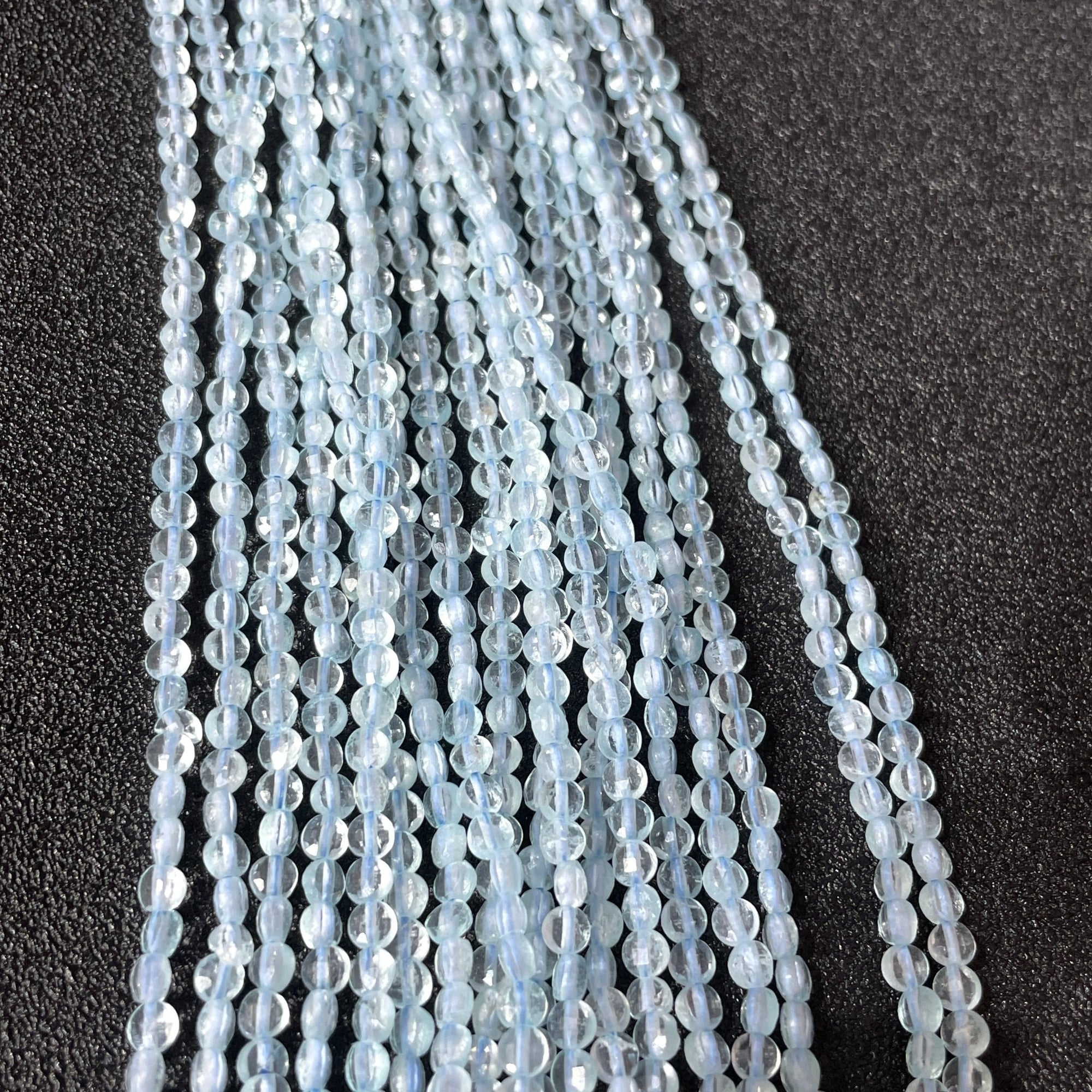 Topaz Faceted Rondelle Bead Strand-Vertical Drilled - RockZ Sourcing Hub