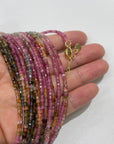 Tourmaline Micro Faceted Cube Collar Necklace - RockZ Sourcing Hub
