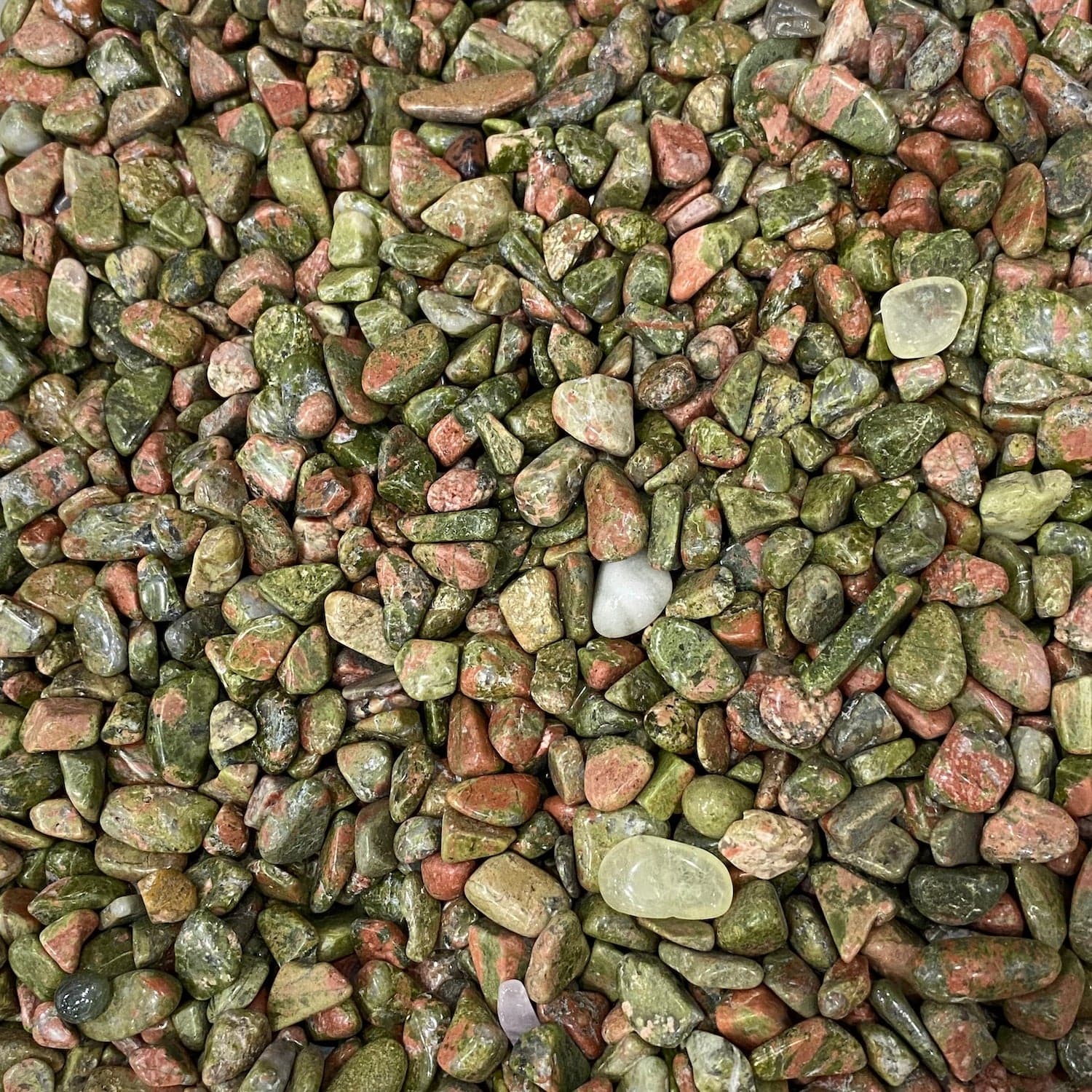 Unakite Chips/Nuggets - RockZ Sourcing Hub