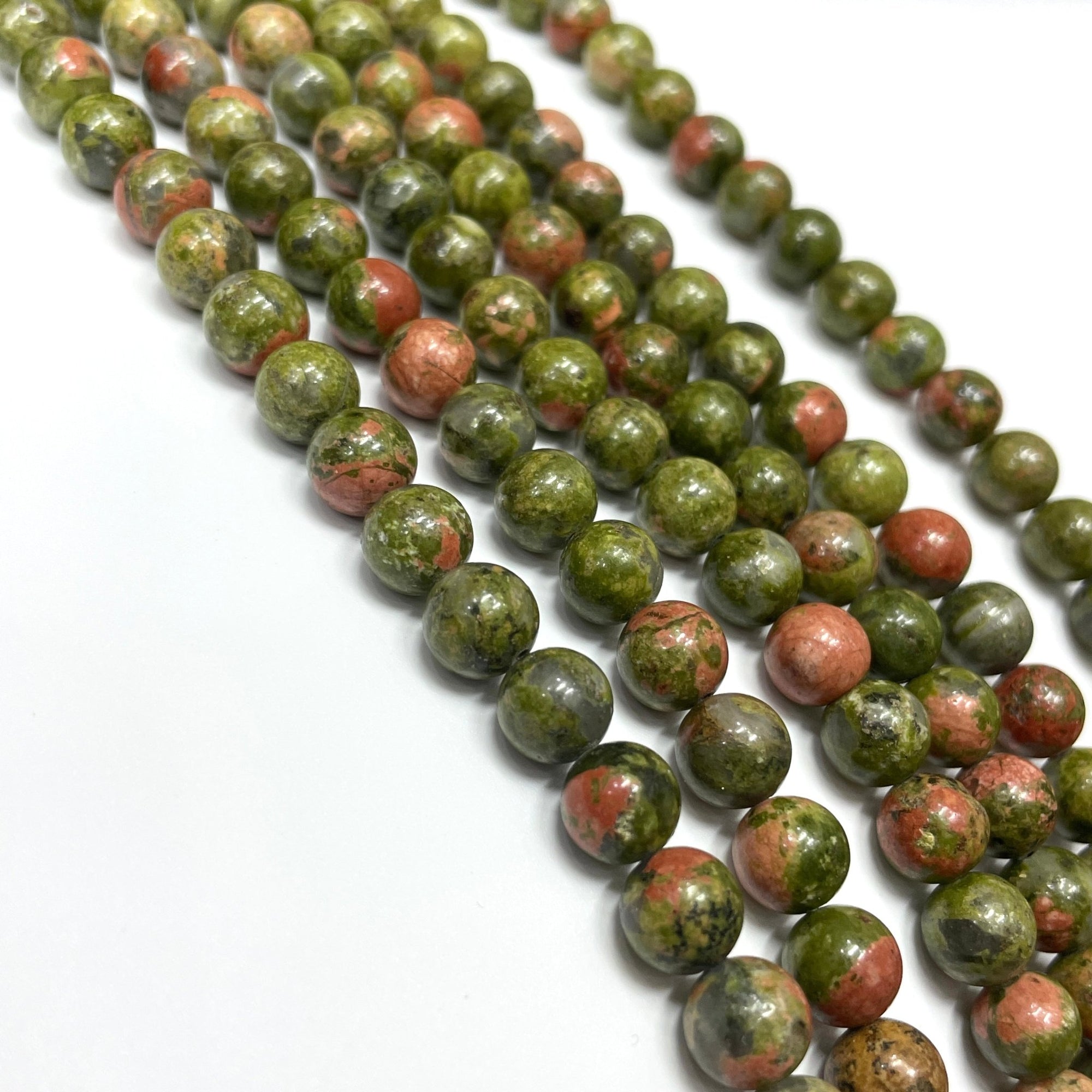 Unakite Jasper Bead Strand - RockZ Sourcing Hub