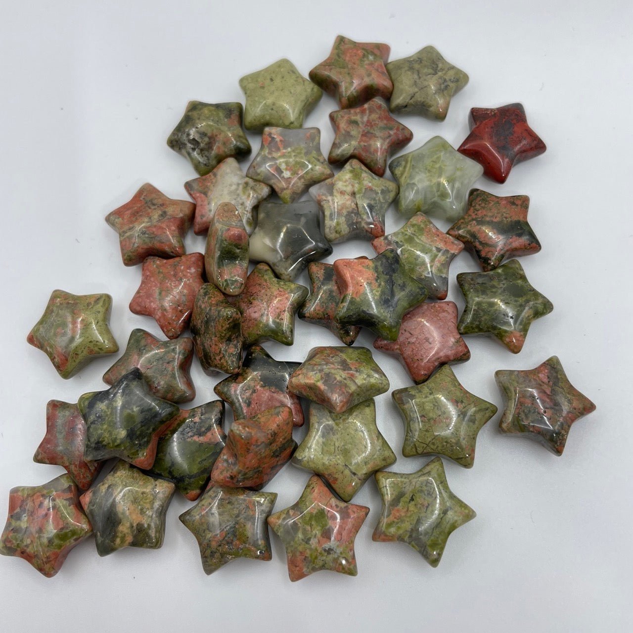 Unakite Jasper Star - RockZ Sourcing Hub