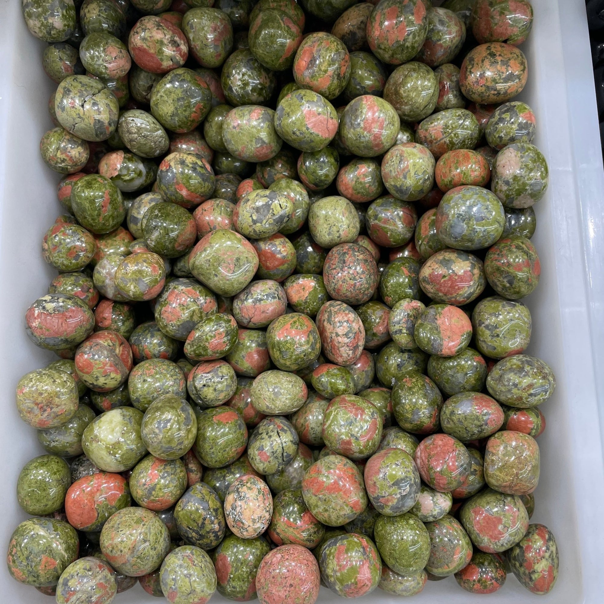 Unakite Jasper Tumblestone - RockZ Sourcing Hub
