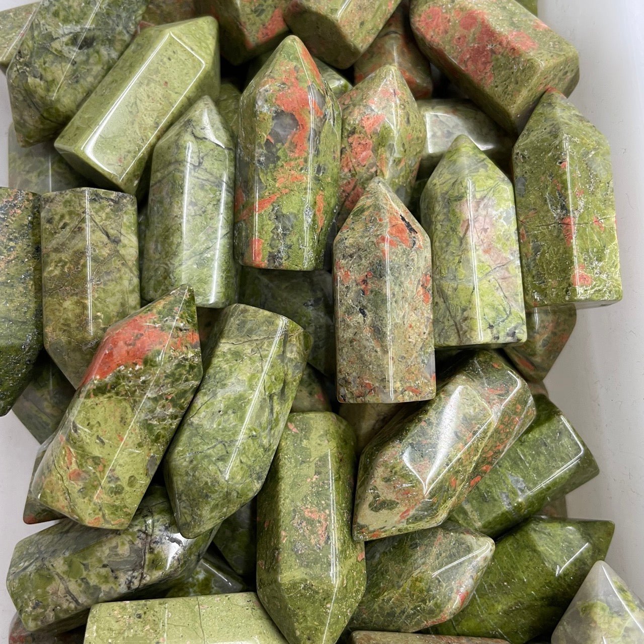 Unakite Mini Point - RockZ Sourcing Hub